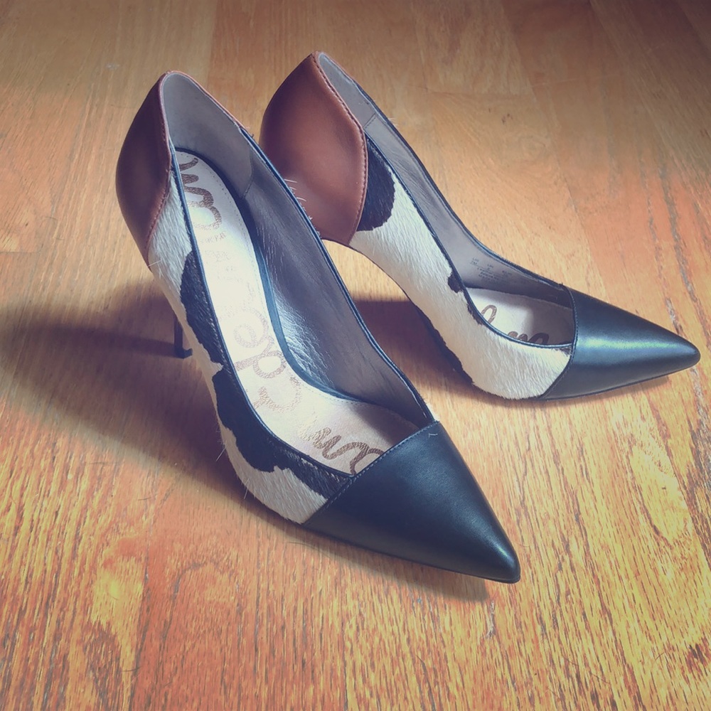 Sam Edelman pony fur heels